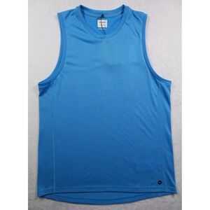 prAna Shirt Mens Size Medium Blue Mission Trails Tank Sleeveless Stretch NWT